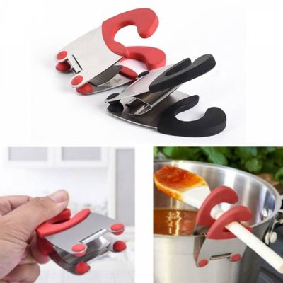 고정 MMM794W3 스틸 11009 DD 사이드 주방 냄비 클립 냄비집_블랙