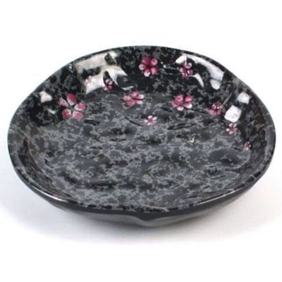 멜라민 NUW337J7 그릇 반찬 14.2cm 접시 플레이팅 접시 매화_매화 DS-6863