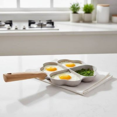 하트 GTC881V2 에그팬 작은팬 달걀지단 핫케이크_나리히라 하트 에그팬 베이지 21cm