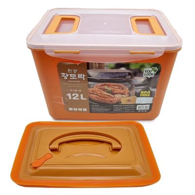 누름판김치용기 GVX646Z8 6호 김치밀폐용기 황토락절임용기 12L 절임용기
