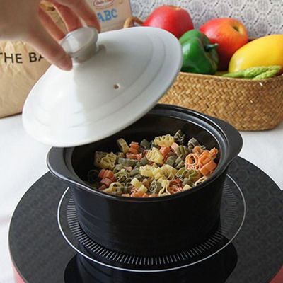 인덕션 ICG710K9 도자기 중 스타일 뚝배기 15cm 추천 찌개 계란_중-그린