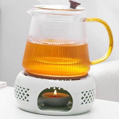 티워머양초 QVO611X2 화이트 도자기티팟 도자기티워머 차워머