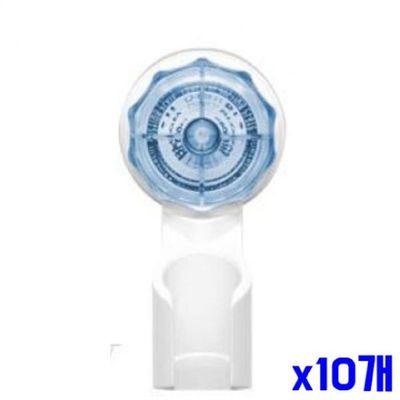 [신상품] 화이트 XOH304O6 흡착식 샤워걸이 x10개 샤워기고정용품
