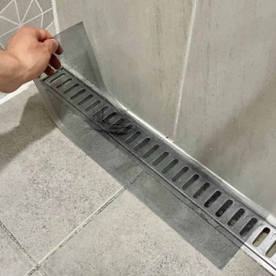 욕실머리카락거름망 OZT947Q6 하수구망 배수구망 스티커 12cm