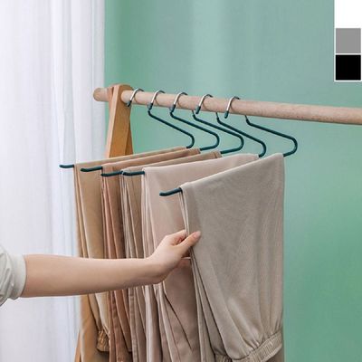 [신상품] z형 IIF279R1 바지 논슬립 트렌드 옷걸이 3P 데일리 의류 거치_그레이