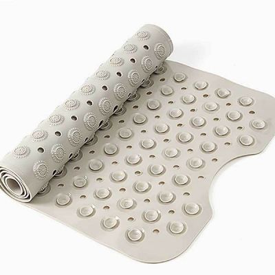 밀키베이지 KFG237V4 욕실매트 타일흡착 40x100cm 욕실 고무