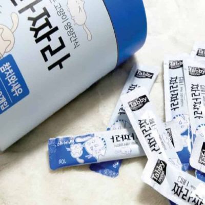 [신상품] 짜라짜라 937JRS82 참치와새우 10g 50개 애완용간식 고양이용간식 애완동물간식