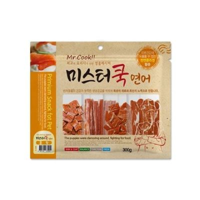반려견 524MHG31 영양간식 미스터쿡 연어혼합300g x5개_연어슬라이스300g x5개