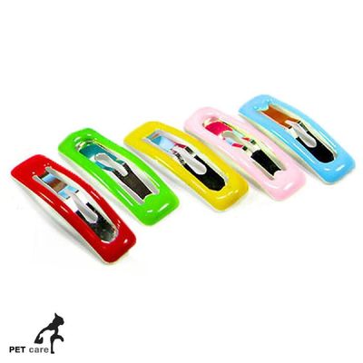 문펫 606RAX73 애견 사각 똑딱이 5색x4쌍 총20개입 1판