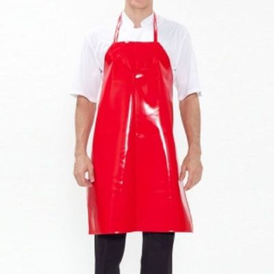 [신상품] 목걸이형 VUH911D6 양면 방수앞치마 레드 요리 주방 미술 공방
