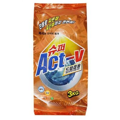 가루비누 드럼 세탁기 세제 3kg 세탁