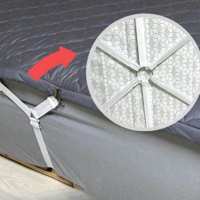 침대시트 ULY655N1 고정밴드 6방향 밴드 침대시트고정