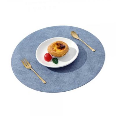 [신상품] 원형식탁매트 RKH776K5 블루 원형 테이블 식탁 매트