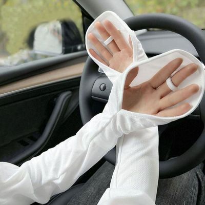 [신상품] UV차단 NWU480R0 손등토시 여름 쿨감덮개 골프 운전 쿨토시_블루