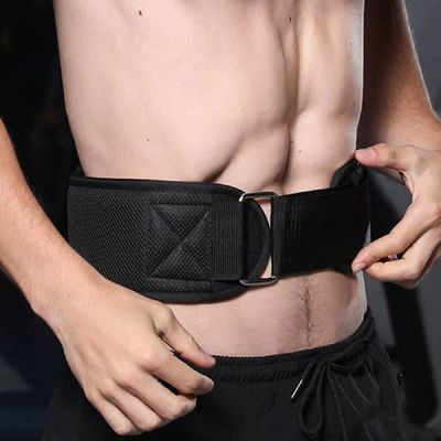 허리완충 NMO803U6 중량스쾃 압박보호대 엠보싱 조여주는 벨트_블랙_ONESIZE