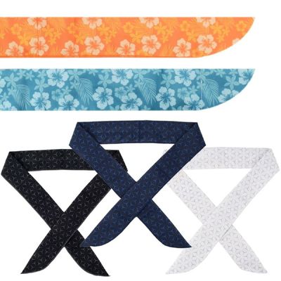 국산 FGR130Y3 아이스 머플러 여름 쿨스카프 여성 패션 넥쿨러_플라워-오렌지