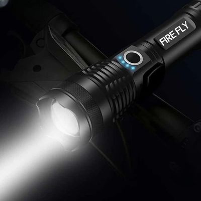 등산 MFM958R9 낚시 캠핑 충전식 줌 LED라이트 후레쉬 손전등