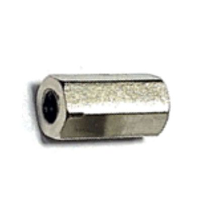 지지대너트 YRB435Z8 육각 황동니켈도금 일본산 M2.5x11mm 50개