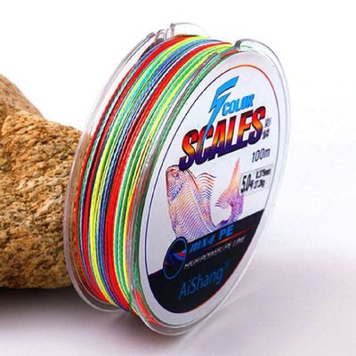 MX4 KMG276E0 하이파워라인 5색 합사줄 5색낚시줄 100미터_5색합사줄7호