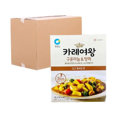 [박스] 청정원 카레여왕 구운마늘&양파 160g 20입