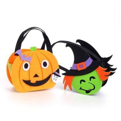 할로윈 Q4N3D9D1 사탕 바구니 중 어린이집할로윈 선물바구니 할로윈꾸미기_호박