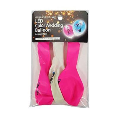 Party 888CLP70 Club LED칼라웨딩풍선(3입)