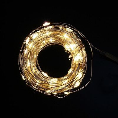 10m 305GNY26 드럼 led usb 트리 전구 100구 웜 색 와이어