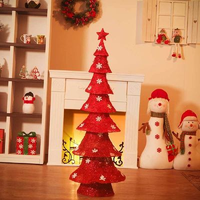 크리스마스트리설치 568UNL45 대형트리 8단 철제 트리