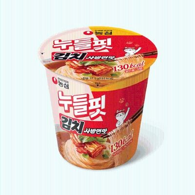 누들핏 TZA229R7 김치사발면맛 37.5gx8입 농심