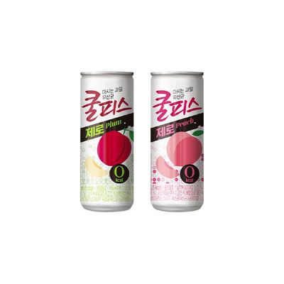 동원 MQD277E7 쿨피스 제로 복숭아 자두 230ml 각 15입