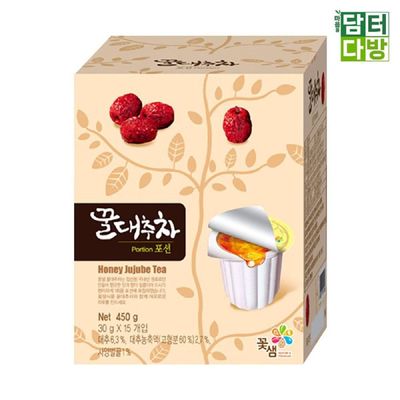 (무배) QZZ306M5 꽃샘 꿀대추차 포션(15입)