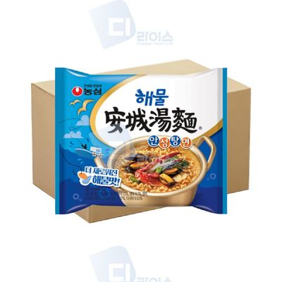 농심 BFX651U5 해물안성탕면 112g 40봉 봉지라면 시원한국물맛