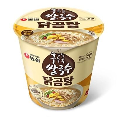 농심 WIQ058O0 후루룩 쌀국수 닭곰탕 73gx6컵x2박스
