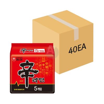 농심 MSD996V8 신라면 120g 5입 8EA 40개입 (1BOX)