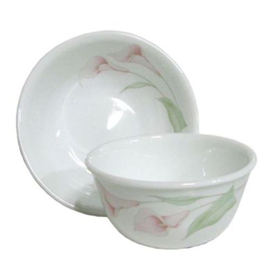 코렐 Q4G8M0I1 공기 대접 국그릇 밥공기 식기 백합 12.5cm_공기