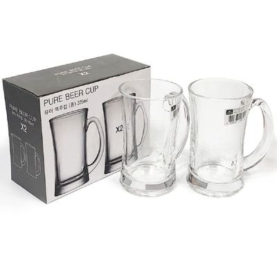 맥주잔 C8Z8M7X8 글라스컵 맥주컵2P(중325ml) 유리컵