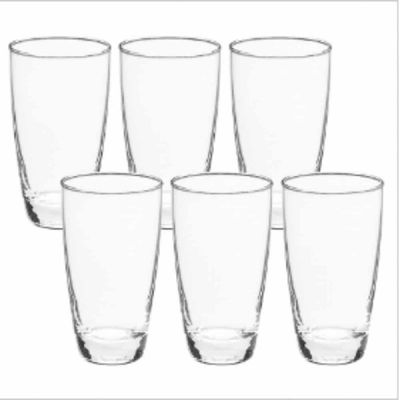 유리 M6R5V2L9 쥬스컵 450ml 6개입 주스잔 맥주잔 에이드잔 카페잔 커피유리잔