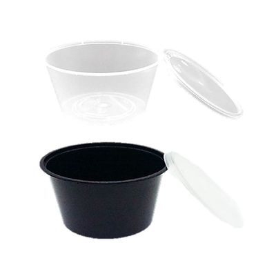 PP Q4G8M0I1 내열용기 53번 원형 1칸 투명 지름120x35mm 500개