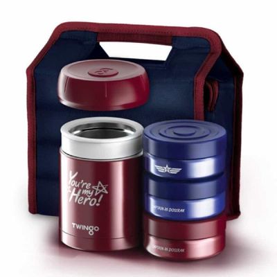 수능보온도시락세트 F1P9W1U7 도시락가방 보온 캡틴 도시락 1140ml