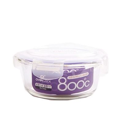 오븐락 C4G8D9U8 찬통 원형 밀폐용기 2호 620ml