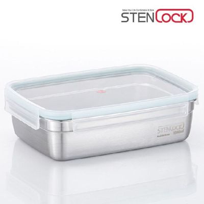 스텐락 V4L4U7Q0 퓨어 직사각밀폐용기 7호 1800ml