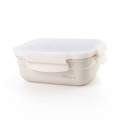 스텐맘 L0S6U4Q1 세라믹 컬러직사각 밀폐용기(0.85L)
