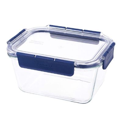 내열 D8F0Q6O5 유리 밀폐 직사각 냉동 밥 보관 용기 1.5L