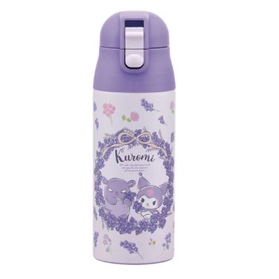 보온 L4C6P9H6 물병 보냉 360ml 쿠로미 보틀 플라워리스