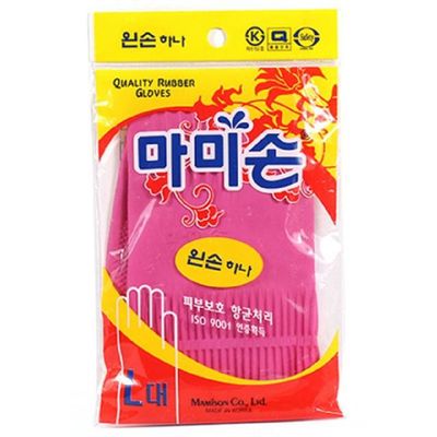 마미손 WQ29SQ77 고무장갑 왼손 하나 L(대)x10켤레