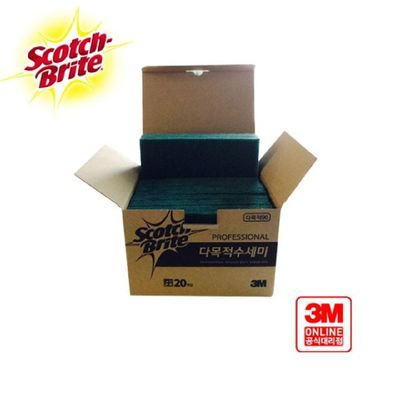 3M주방용품 CD67GT49 스카치브라이트 96 다목적 수세미(20입)
