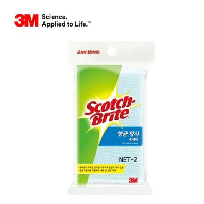 3M BX33WK01 스카치브라이트 항균 망사수세미 NET-2 2개입