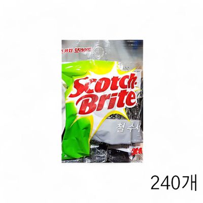 3M CP00OR76 스카치 브라이트 철 수세미 45gX240개 스텐수세미