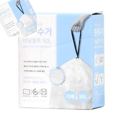 우림 SX29LB14 끈이 있어 편리한 분리수거 비닐봉투 50L 70매 61cmx71cm