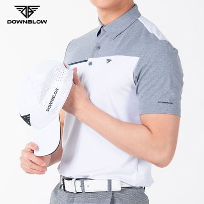 DB5009-1M 196NOF18 남자 골프웨어 라운딩 쿨원단 반팔 티_화이트_XL_105